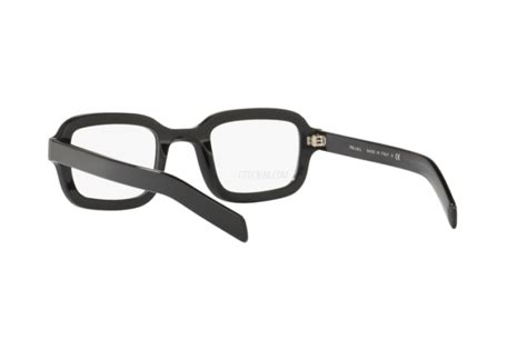 prada pr16vv 1ab1o1|Prada PR 16VV 1AB1O1 Eyeglasses in Black .